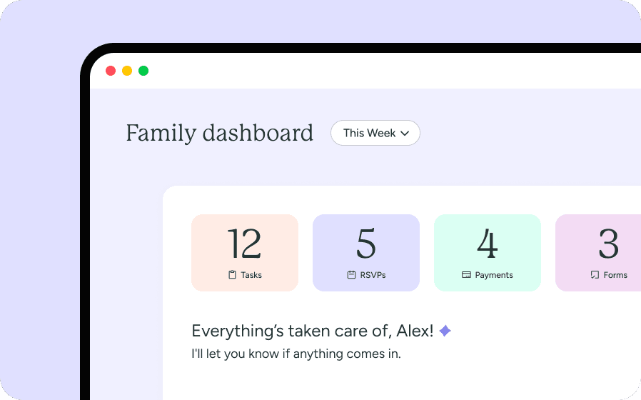 Family dashboard